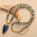 Collier labradorite amour et protection