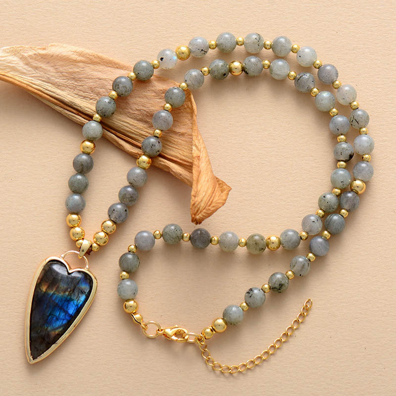 Collier labradorite amour et protection