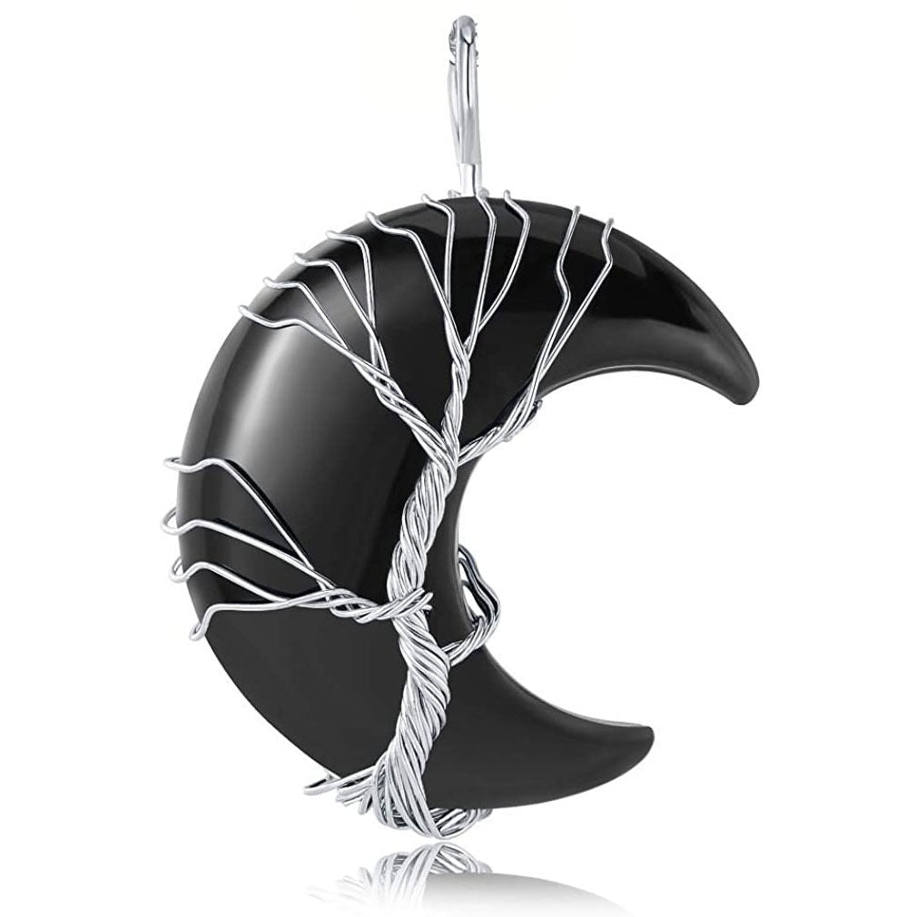 Collier arbre de vie en pierres naturelles