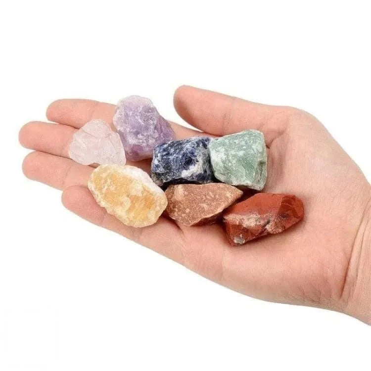 Bracelet 7 chakras et coffret de pierres