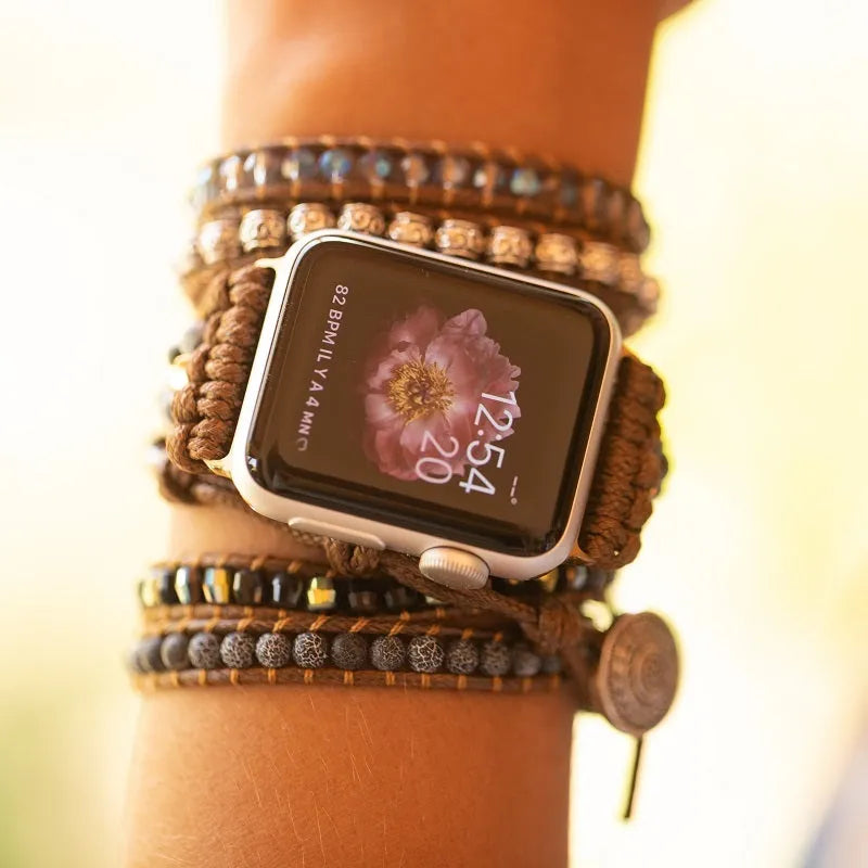 Bracelet labradorite pour Apple Watch
