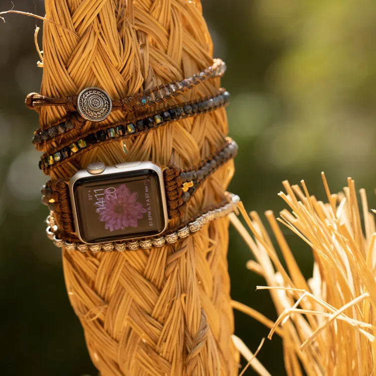 Bracelet labradorite pour Apple Watch