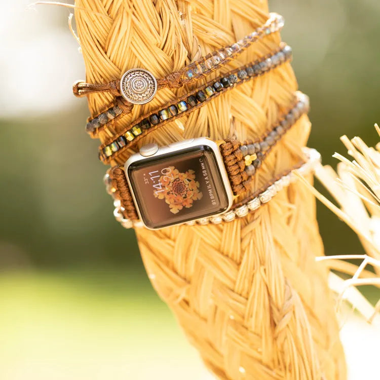 Bracelet labradorite pour Apple Watch