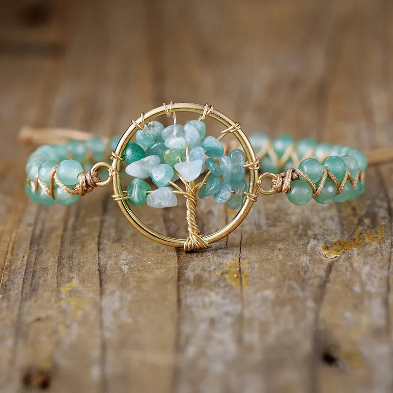 Bracelet jade arbre de vie