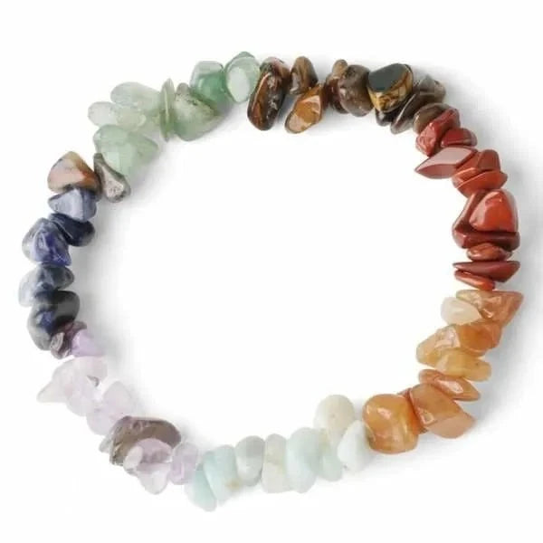 Bracelet 7 chakras baroque