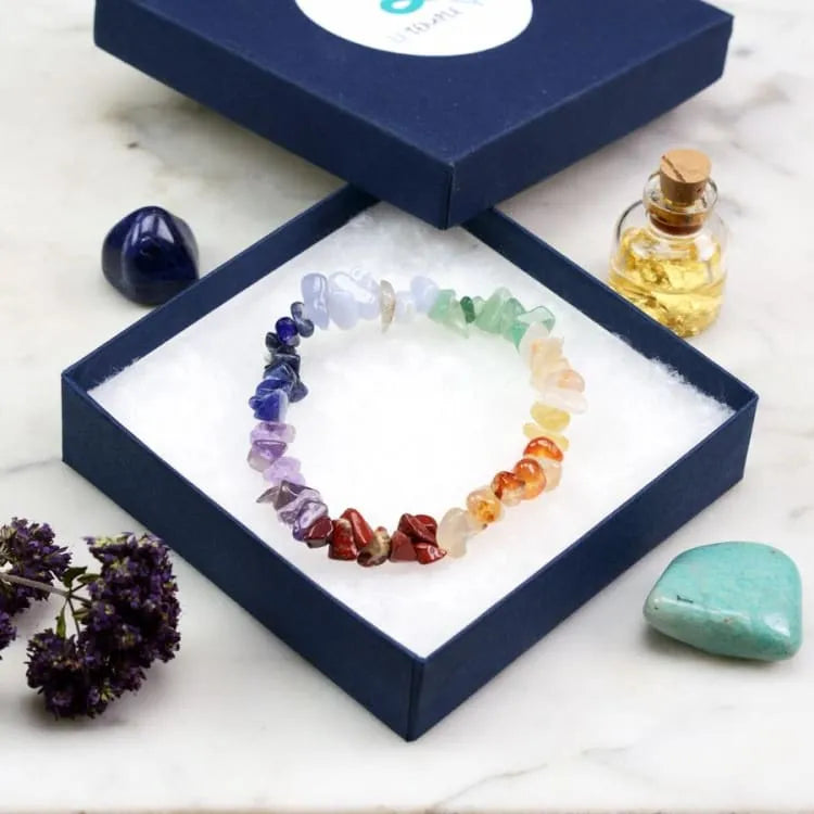 Bracelet 7 chakras baroque
