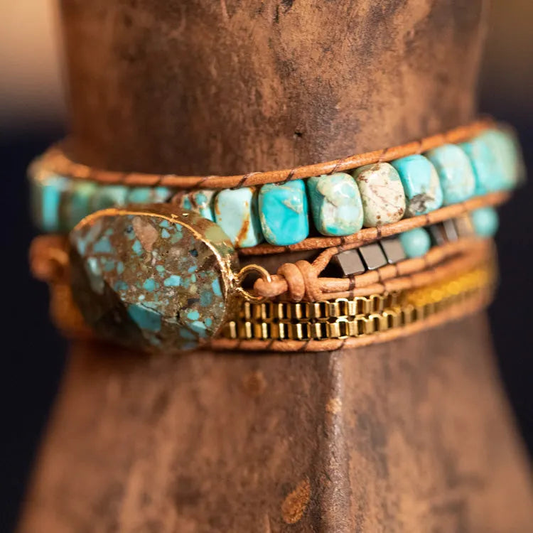 Bracelet turquoise apaisant