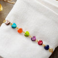 Bracelet 7 chakras à cœurs