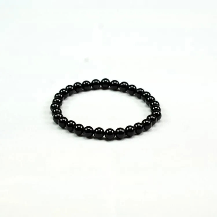 Bracelet tourmaline noire fine