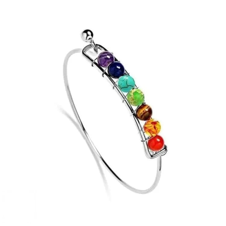 Bracelet 7 chakras en pierres naturelles