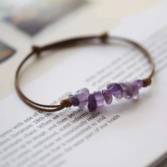 Bracelet fin multi-pierres au choix