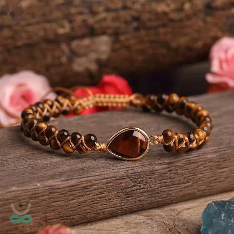 Bracelet oeil de tigre connexion terre