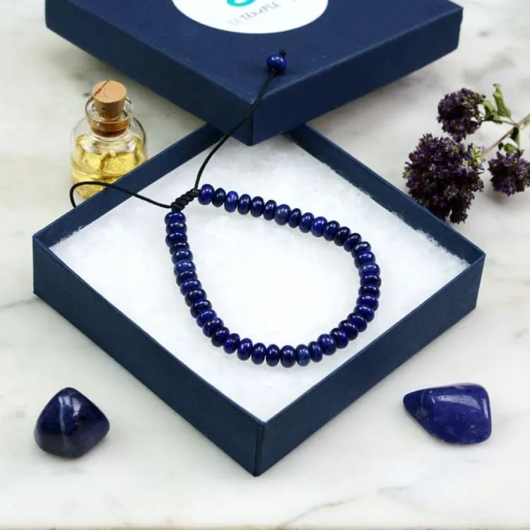 Bracelet lapis lazuli perception