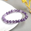 Bracelet améthyste 5A, perles 6 à 12 mm