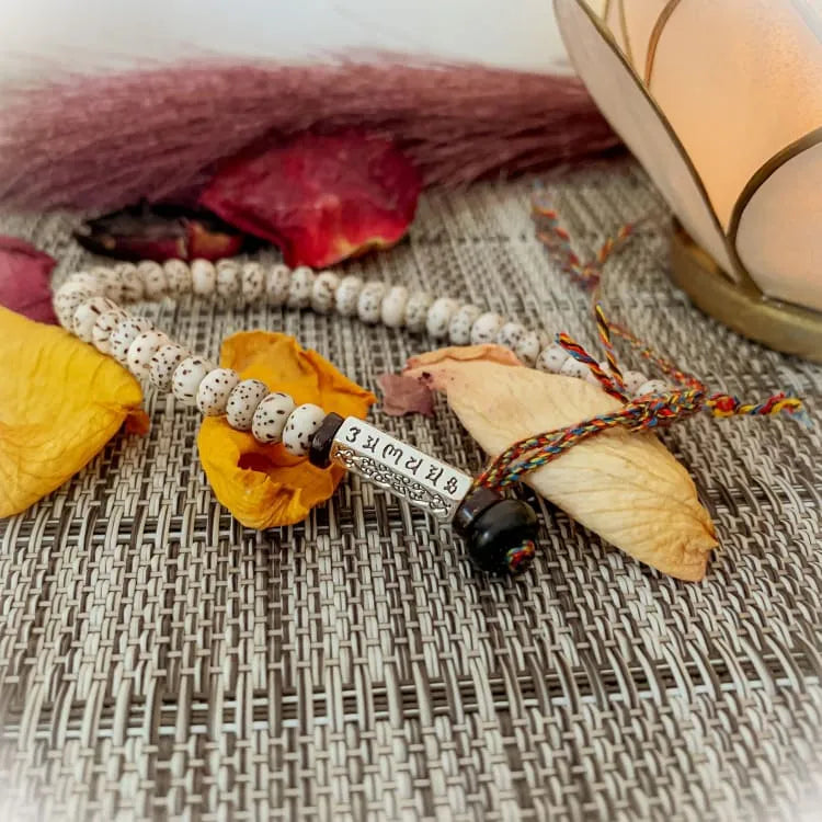 Bracelet tibétain perles de Bodhi et mantra