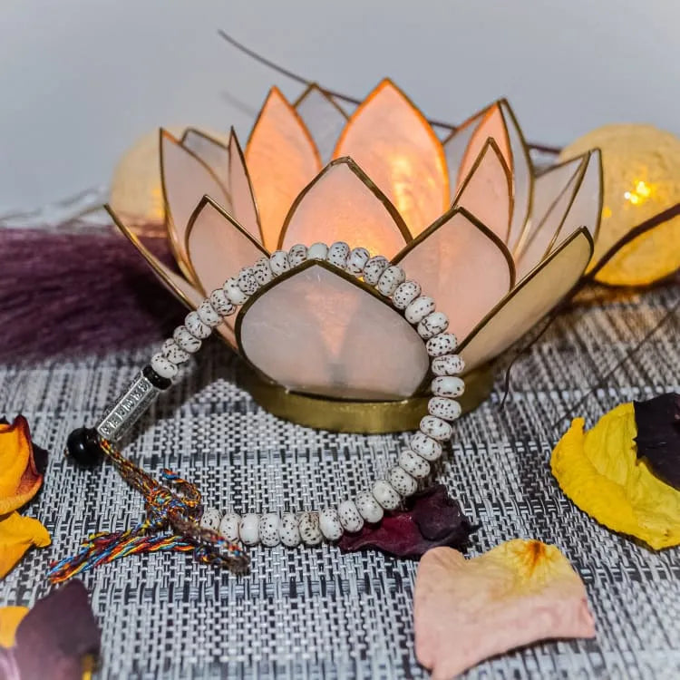 Bracelet tibétain perles de Bodhi et mantra