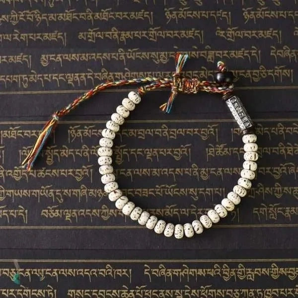 Bracelet tibétain perles de Bodhi et mantra