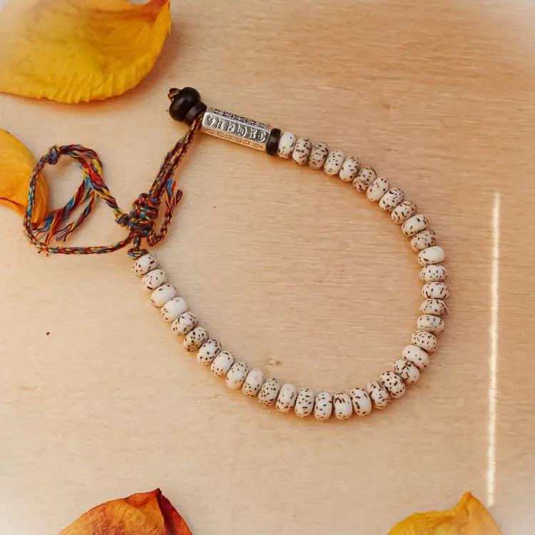 Bracelet tibétain perles de Bodhi et mantra