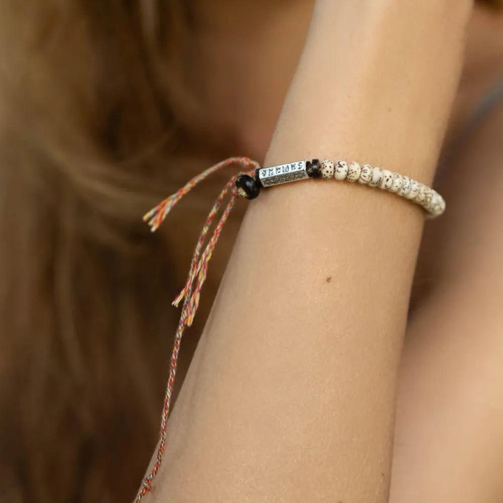 Bracelet tibétain perles de Bodhi et mantra
