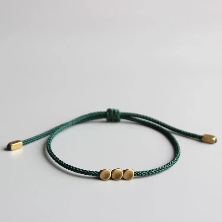 Bracelet tibétain perles de cuivre