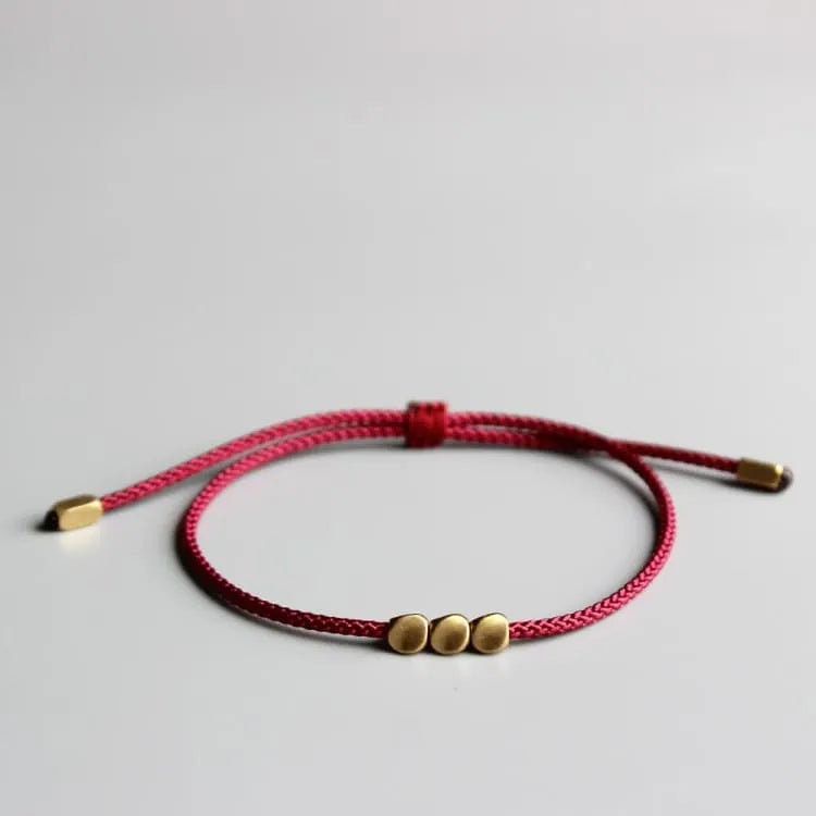 Bracelet tibétain perles de cuivre