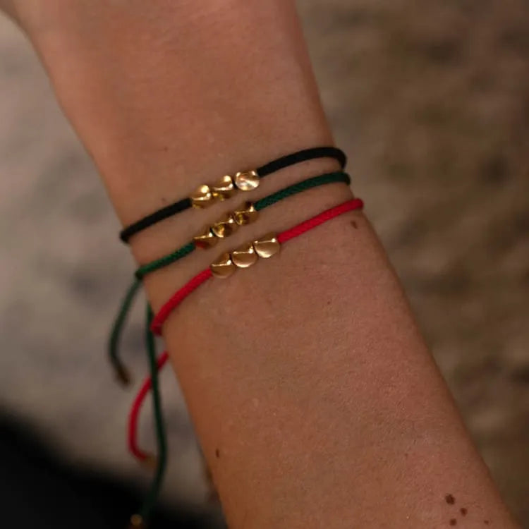 Bracelet tibétain perles de cuivre