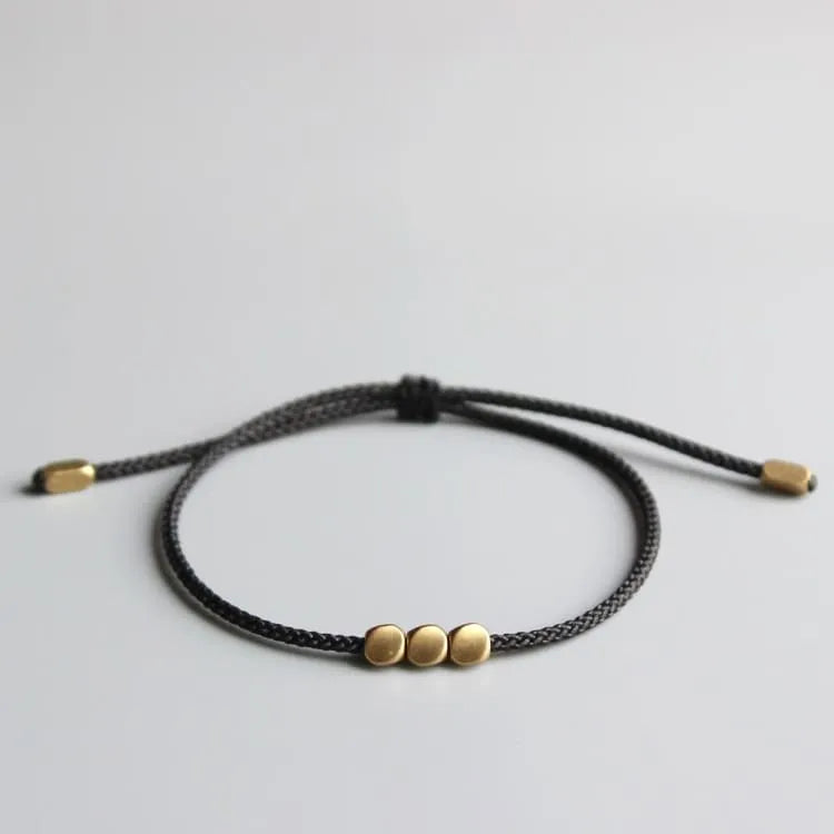 Bracelet tibétain perles de cuivre