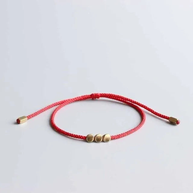 Bracelet tibétain perles de cuivre