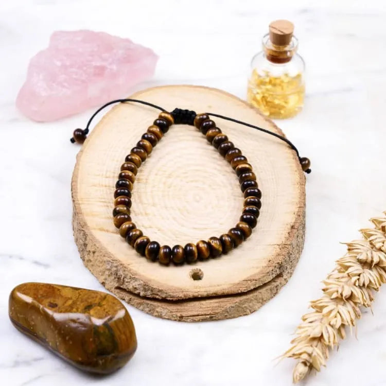 Bracelet oeil de tigre ancrage
