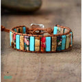 Bracelet turquoise ajustable
