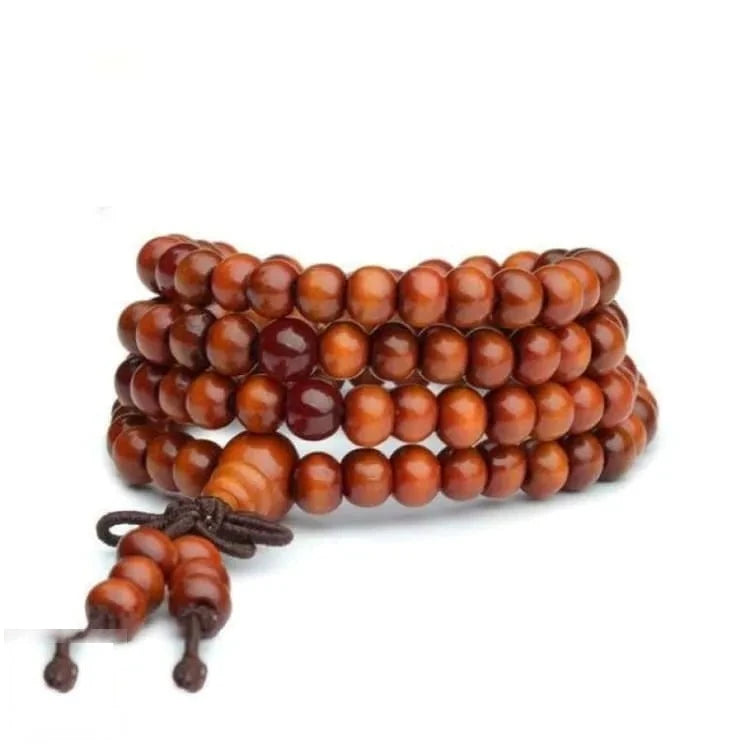Mala tibétain 108 perles de santal