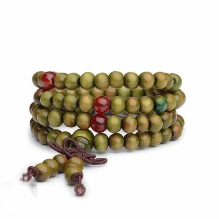 Mala tibétain 108 perles de santal