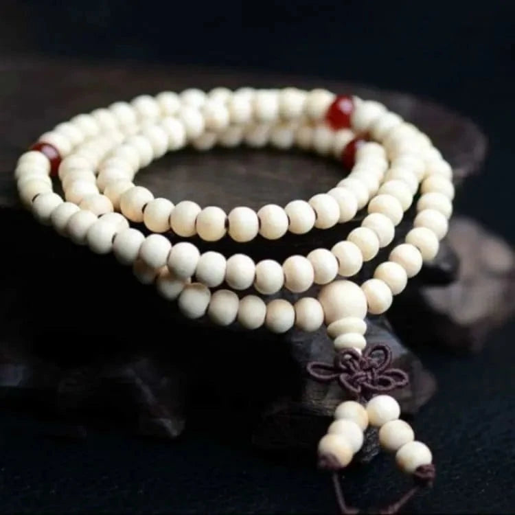 Mala tibétain 108 perles de santal