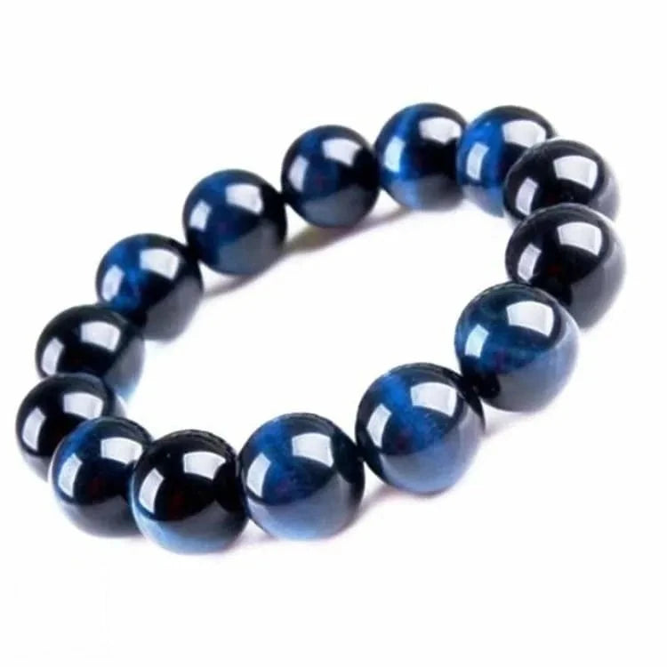 Bracelet oeil de tigre bleu
