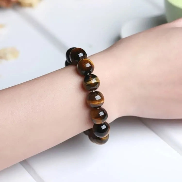 Bracelet oeil de tigre élastique