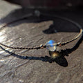 Bracelet pierre de lune fait main