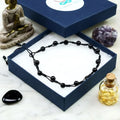 Bracelet de cheville obsidienne arc-en-ciel