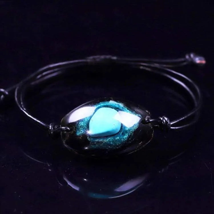 Bracelet turquoise en orgonite