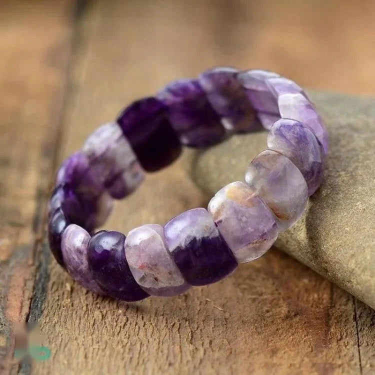 Bracelet améthyste et opale