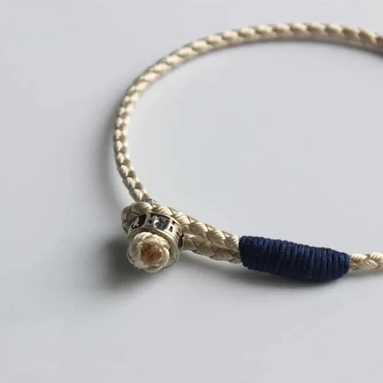 Bracelet tibétain kabbale tressé