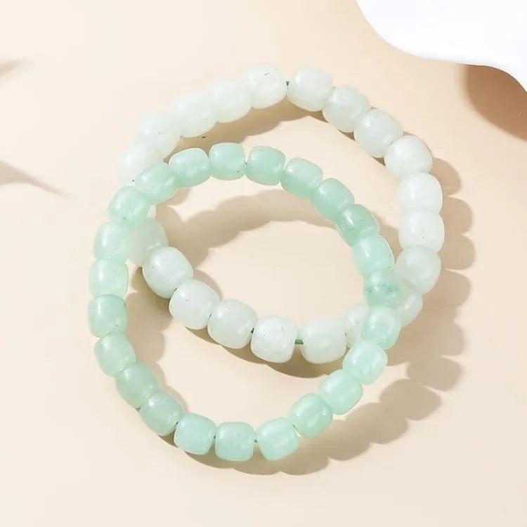 Bracelet aventurine à perles de 8 mm