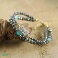 Bracelet bouddhiste en hématite