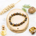 Bracelet oeil de tigre et hématite