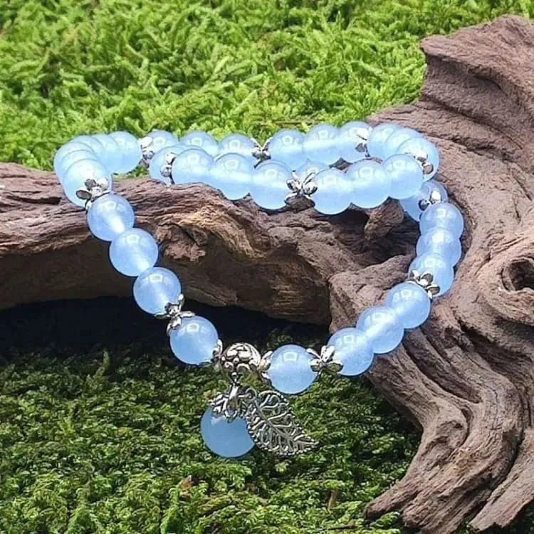 Bracelet jade perles 10 mm