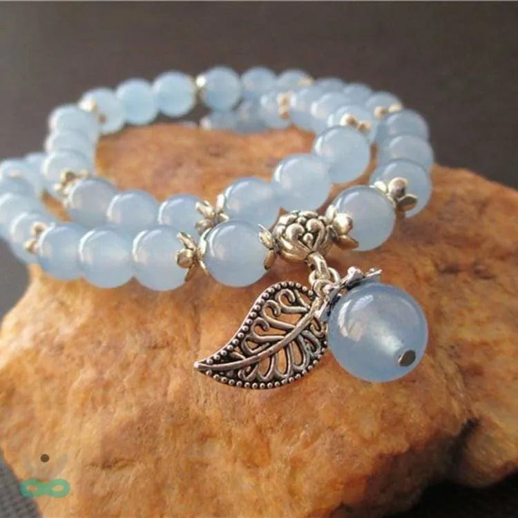 Bracelet jade perles 10 mm