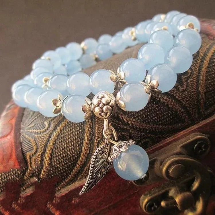 Bracelet jade perles 10 mm