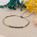 Bracelet jade et onyx, perles fines