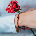 Bracelet porte bonheur grenat et Pi Xiu