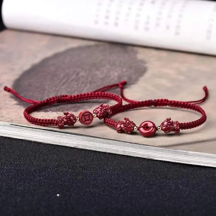 Bracelet porte-bonheur Pi Xiu tressé