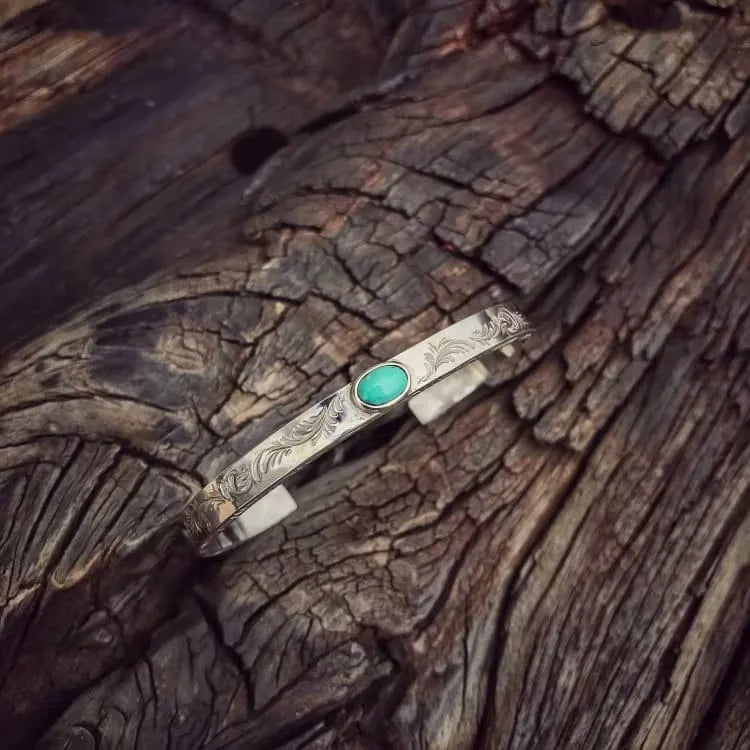 Bracelet turquoise en argent 925